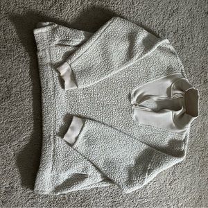 white soft pull over.